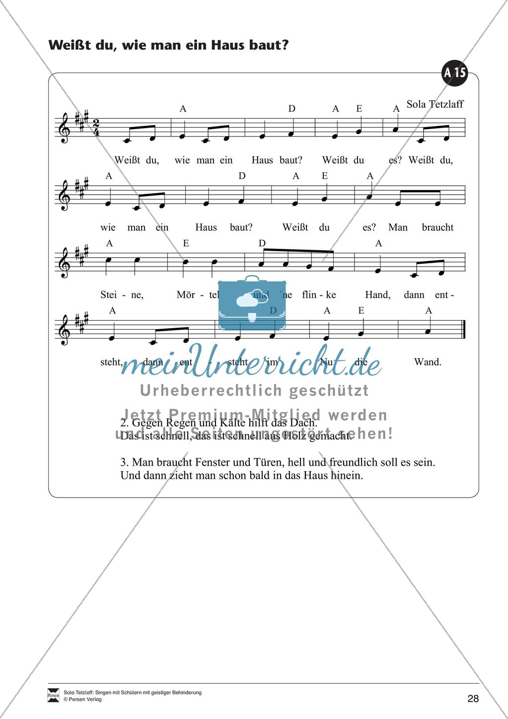 Singen im Förderbereich