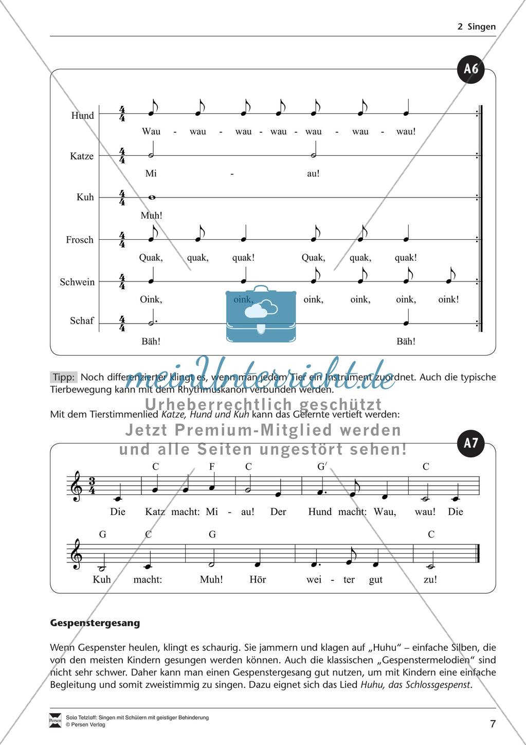 Singen im Förderbereich