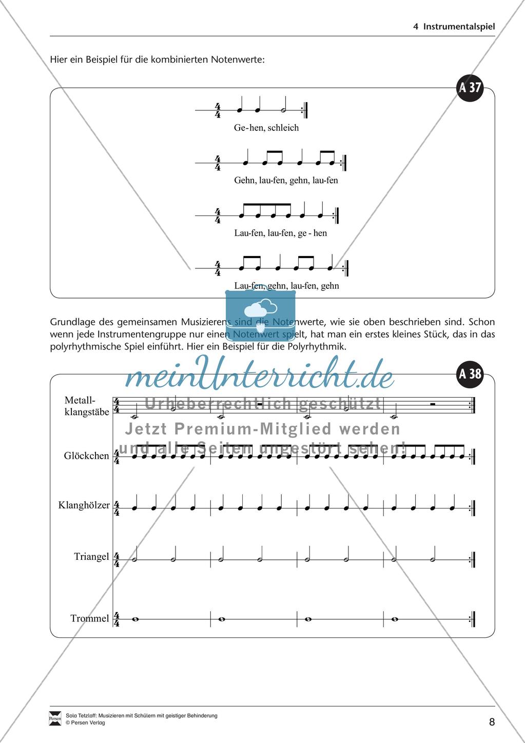 Musizieren im Förderbereich