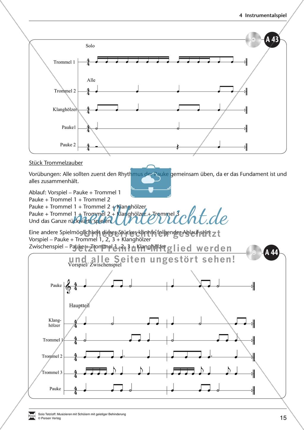Musizieren im Förderbereich