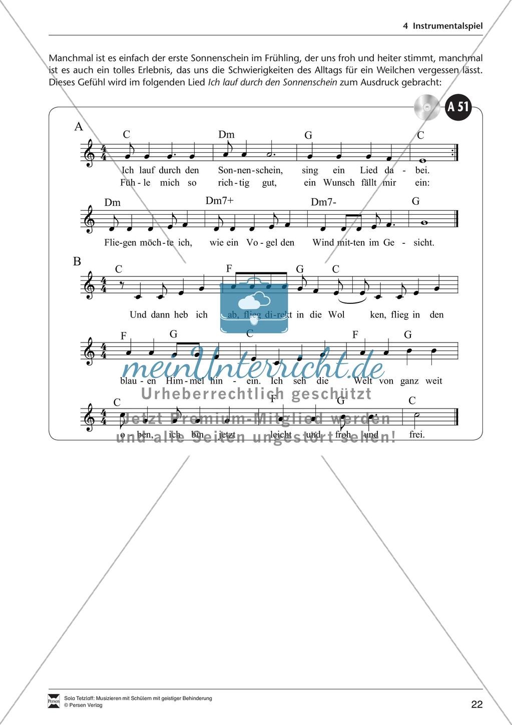 Musizieren im Förderbereich