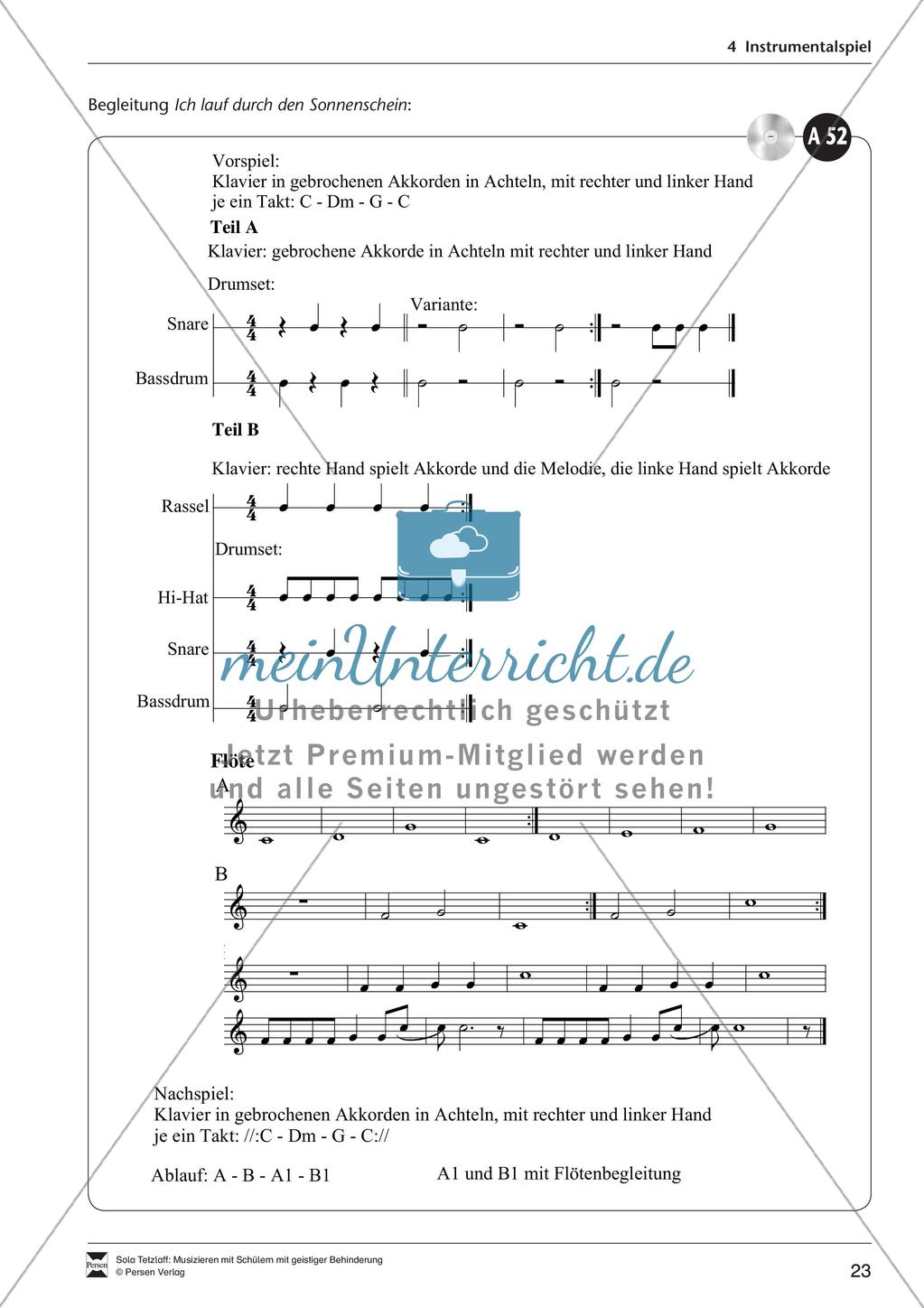 Musizieren im Förderbereich