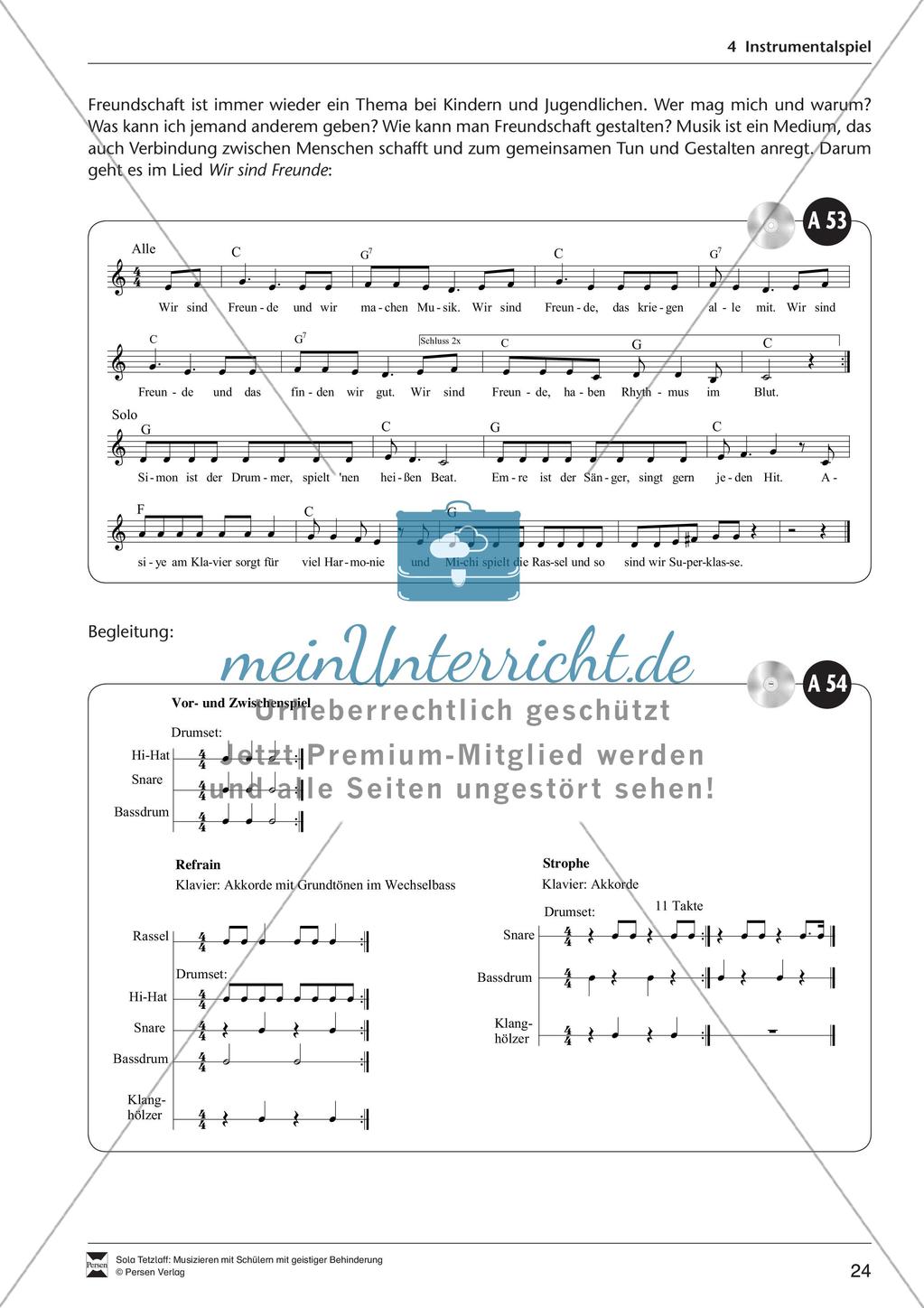 Musizieren im Förderbereich