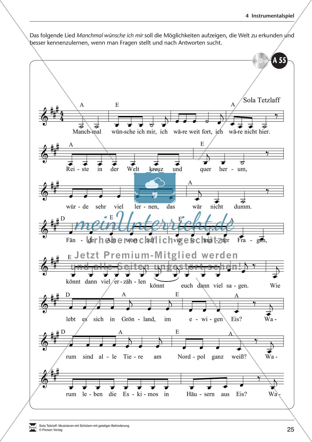 Musizieren im Förderbereich