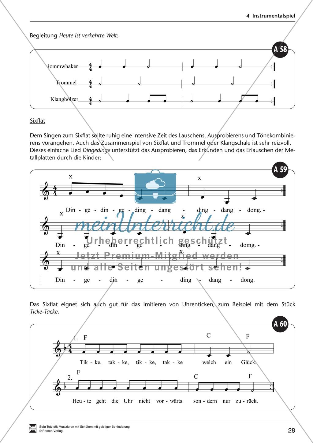 Musizieren im Förderbereich