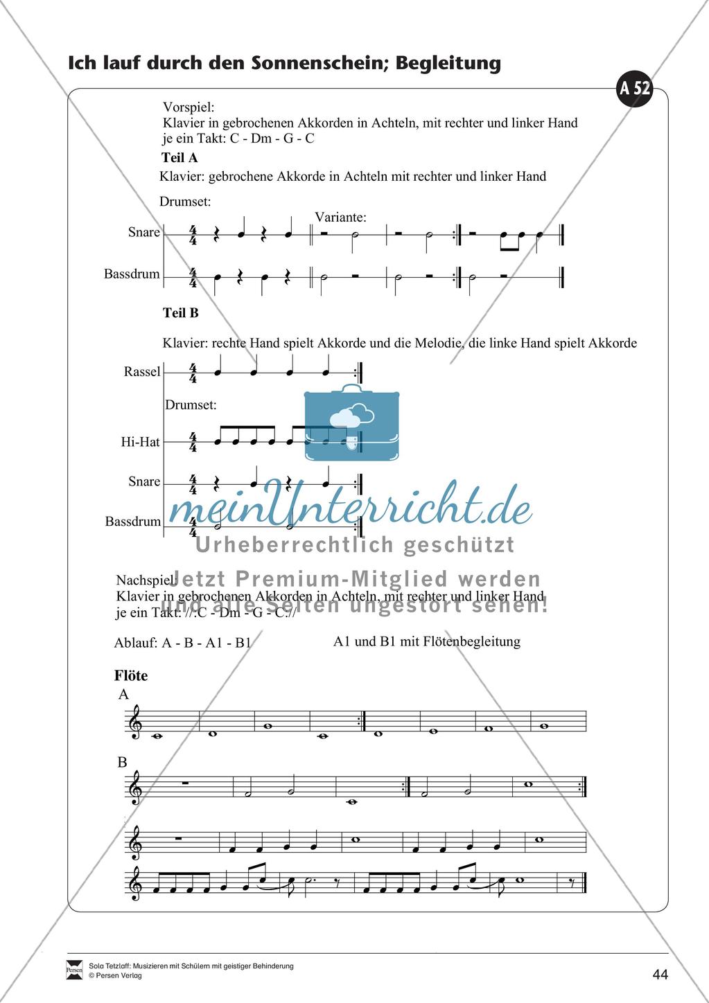 Musizieren im Förderbereich