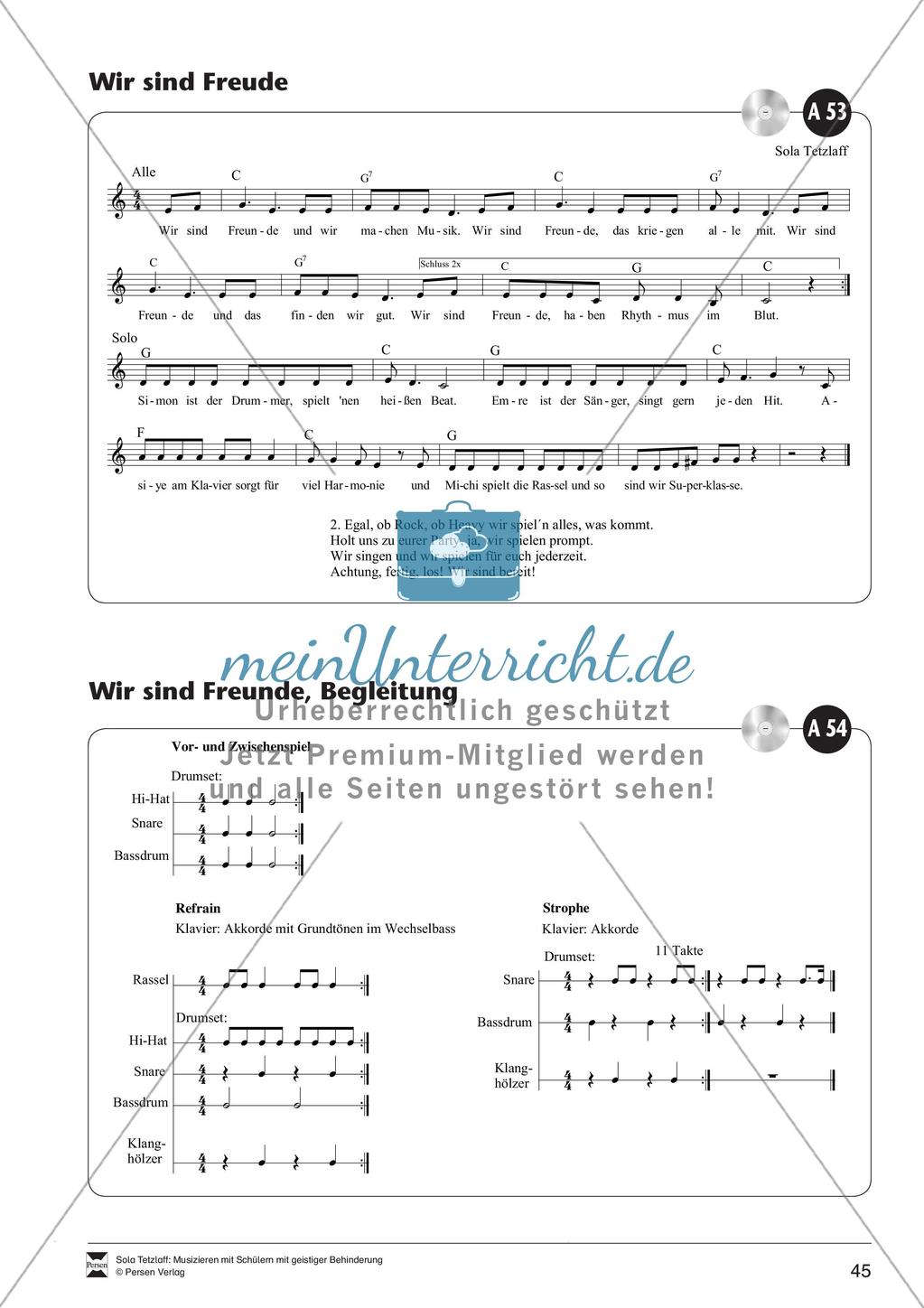 Musizieren im Förderbereich