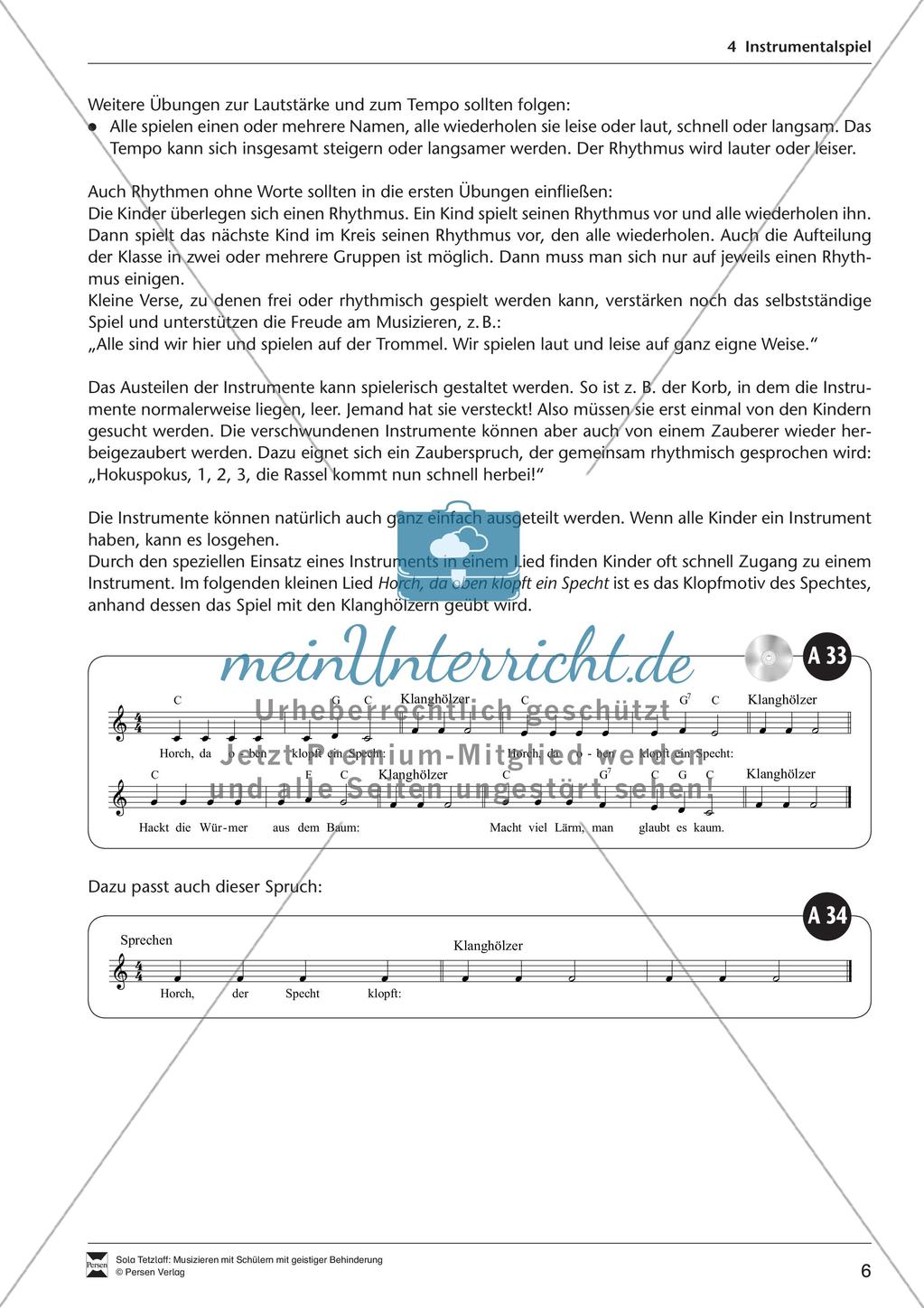 Musizieren im Förderbereich