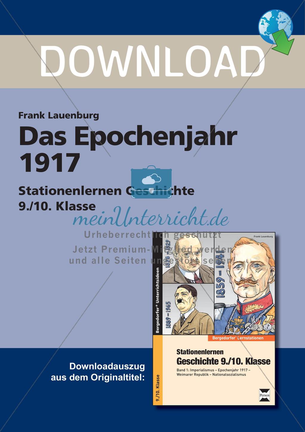 Das Epochenjahr 1917 Preview 1