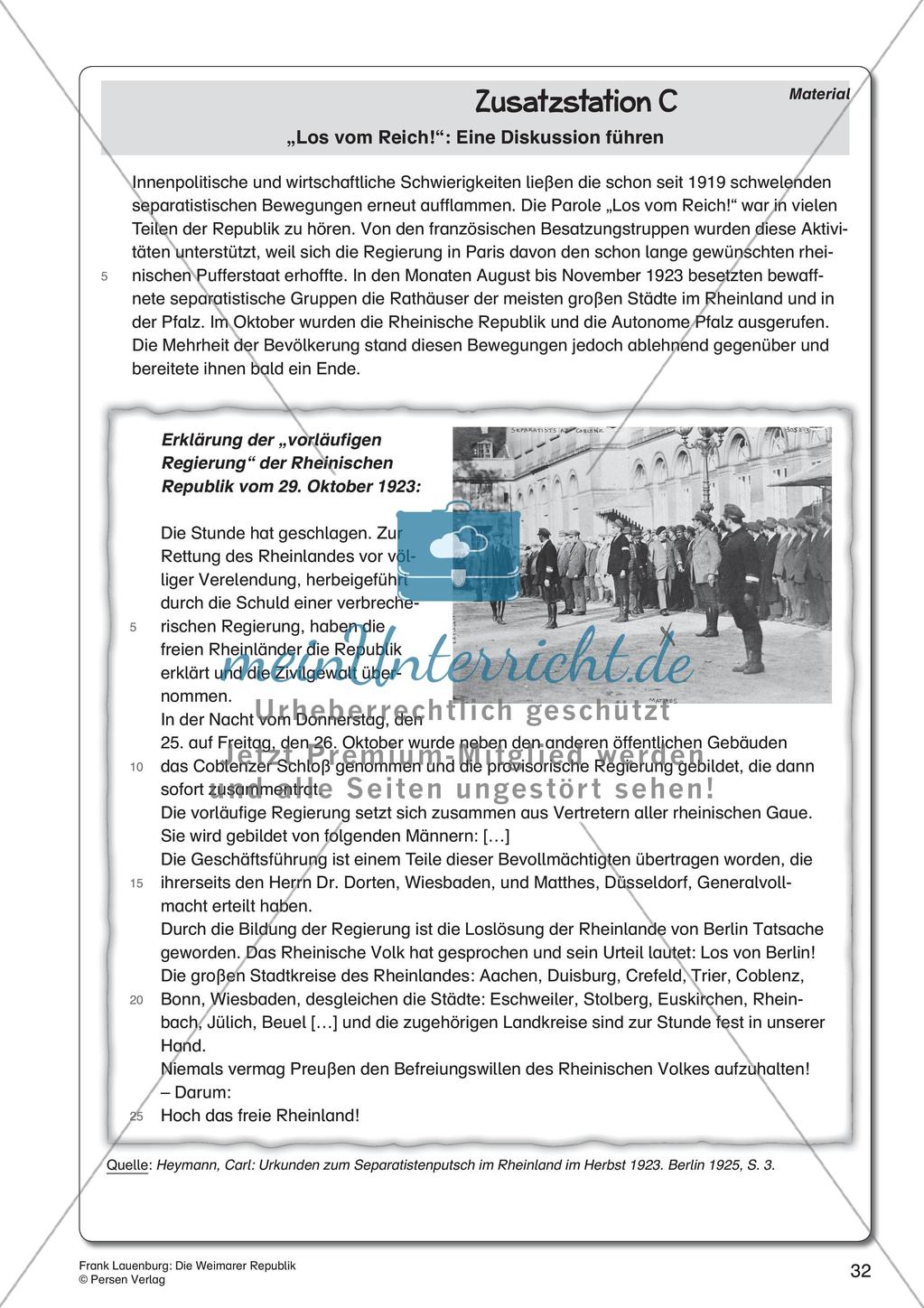 Die Weimarer Republik Preview 34