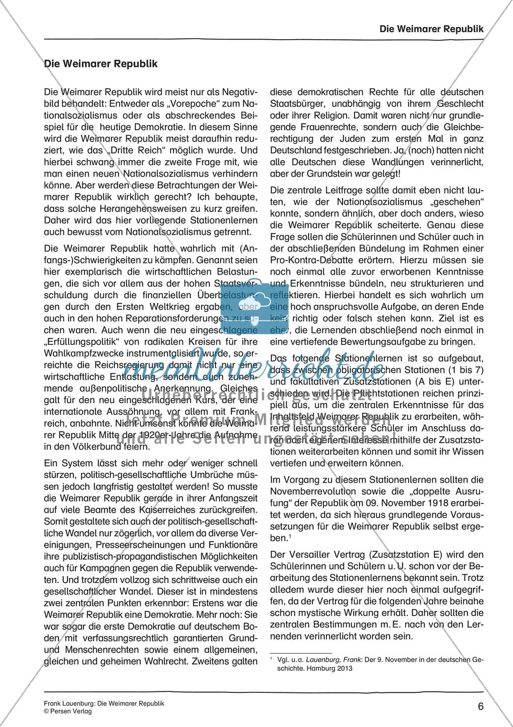 Die Weimarer Republik Preview 8