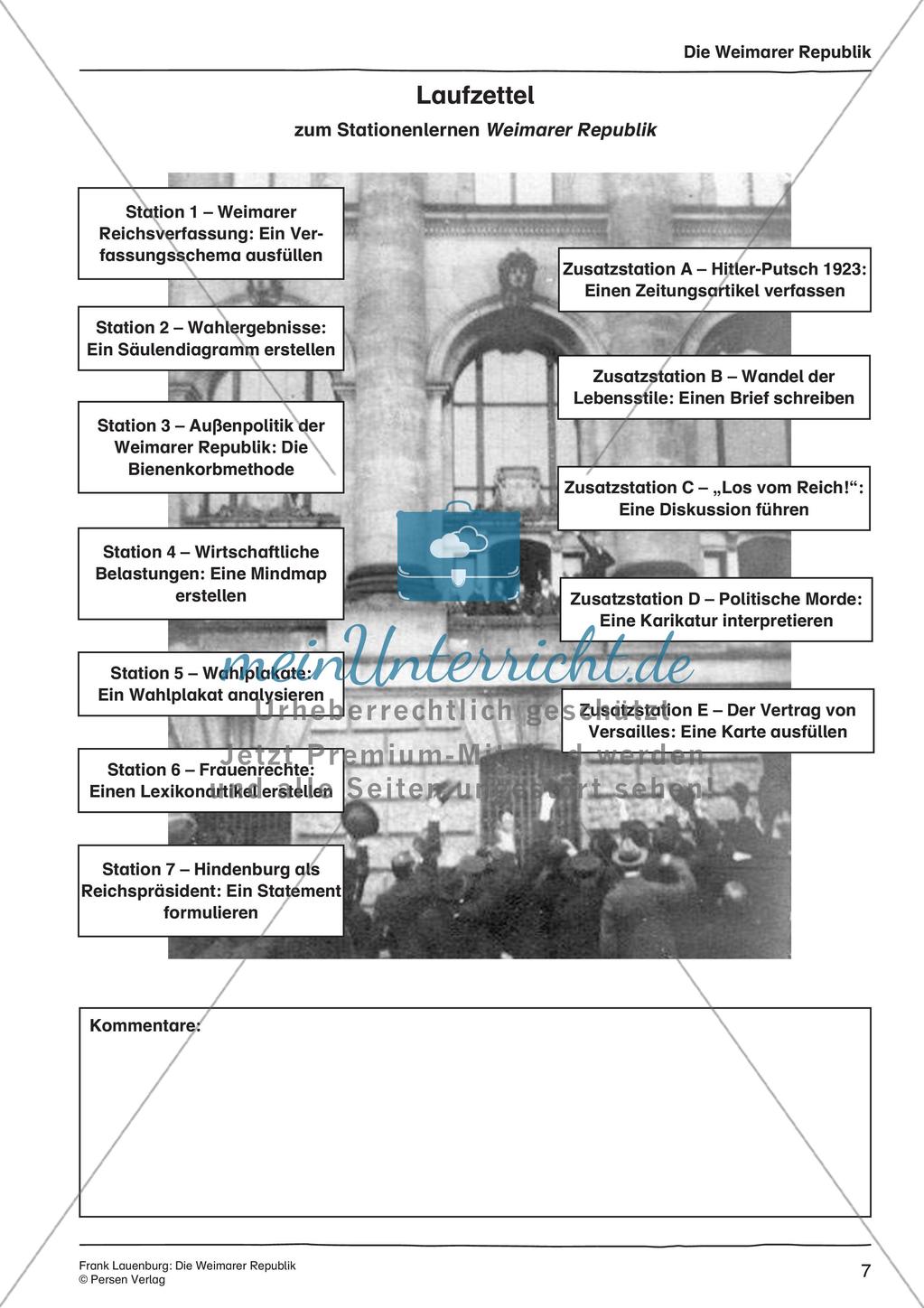 Die Weimarer Republik Preview 9