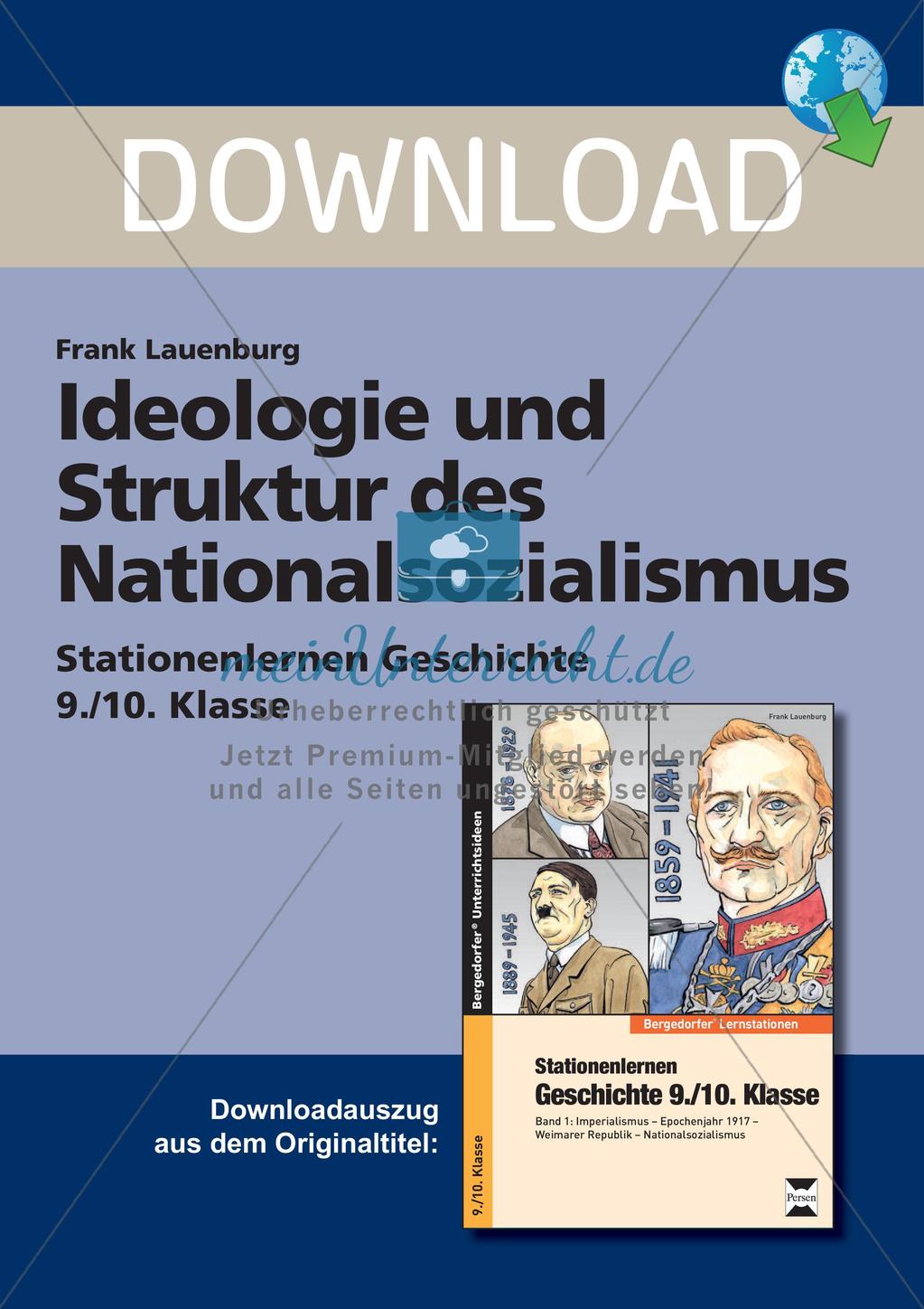 Ideologie und Struktur des Nationalsozialismus Preview 1