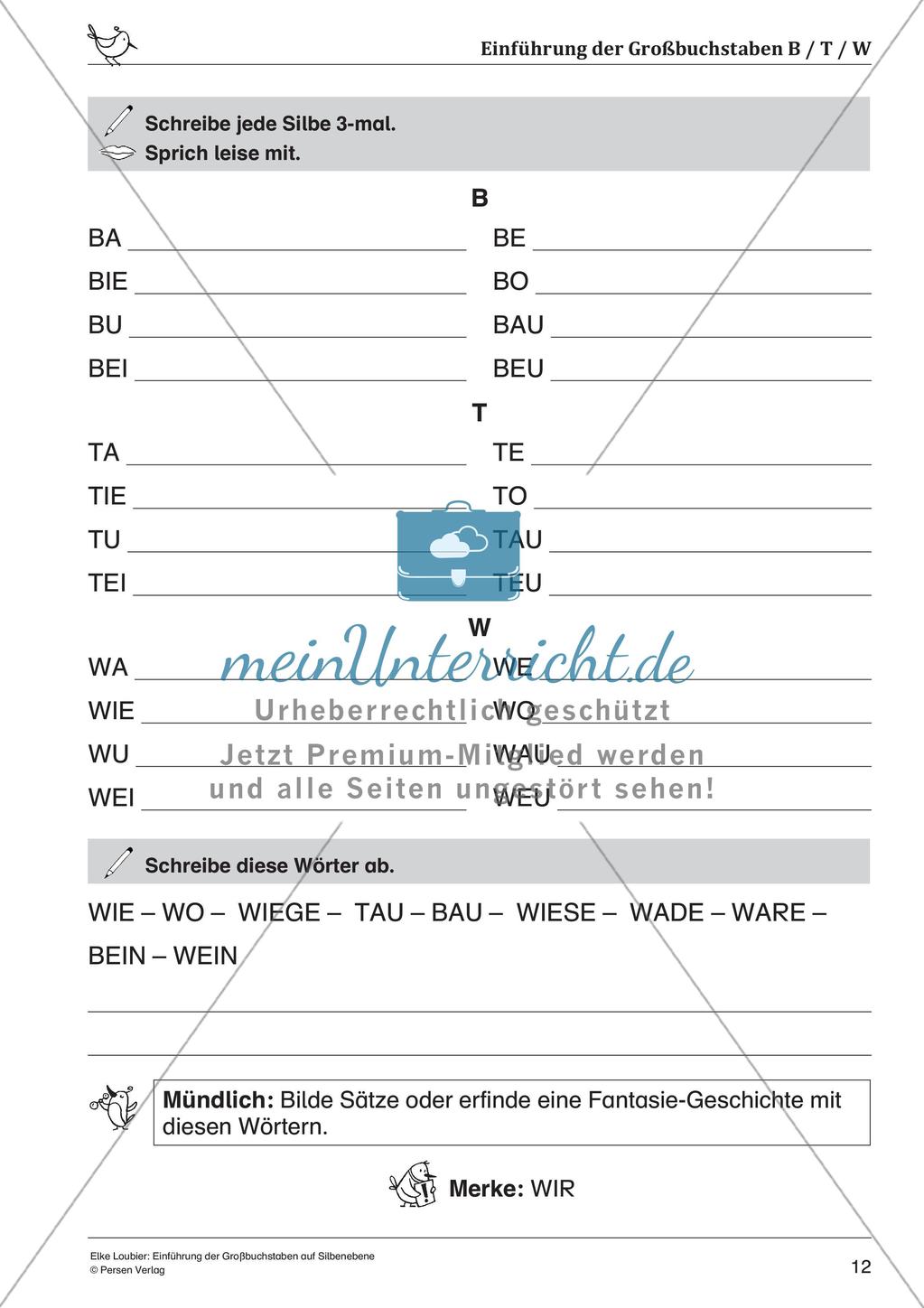 Schreiben von Großbuchstaben auf Silbenebene Preview 14