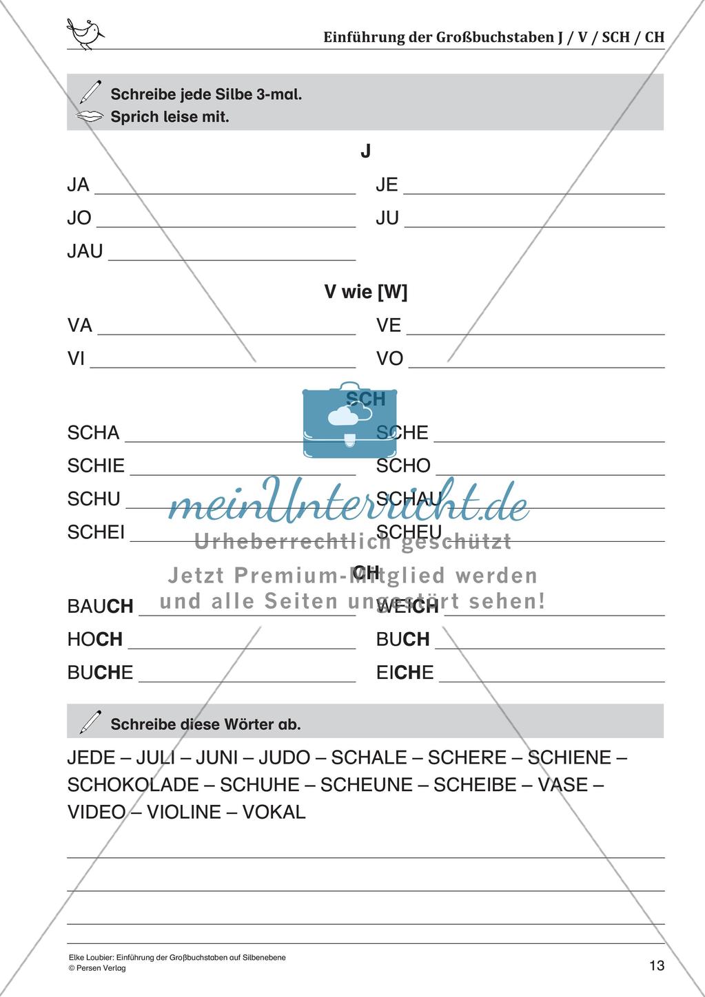Schreiben von Großbuchstaben auf Silbenebene Preview 15