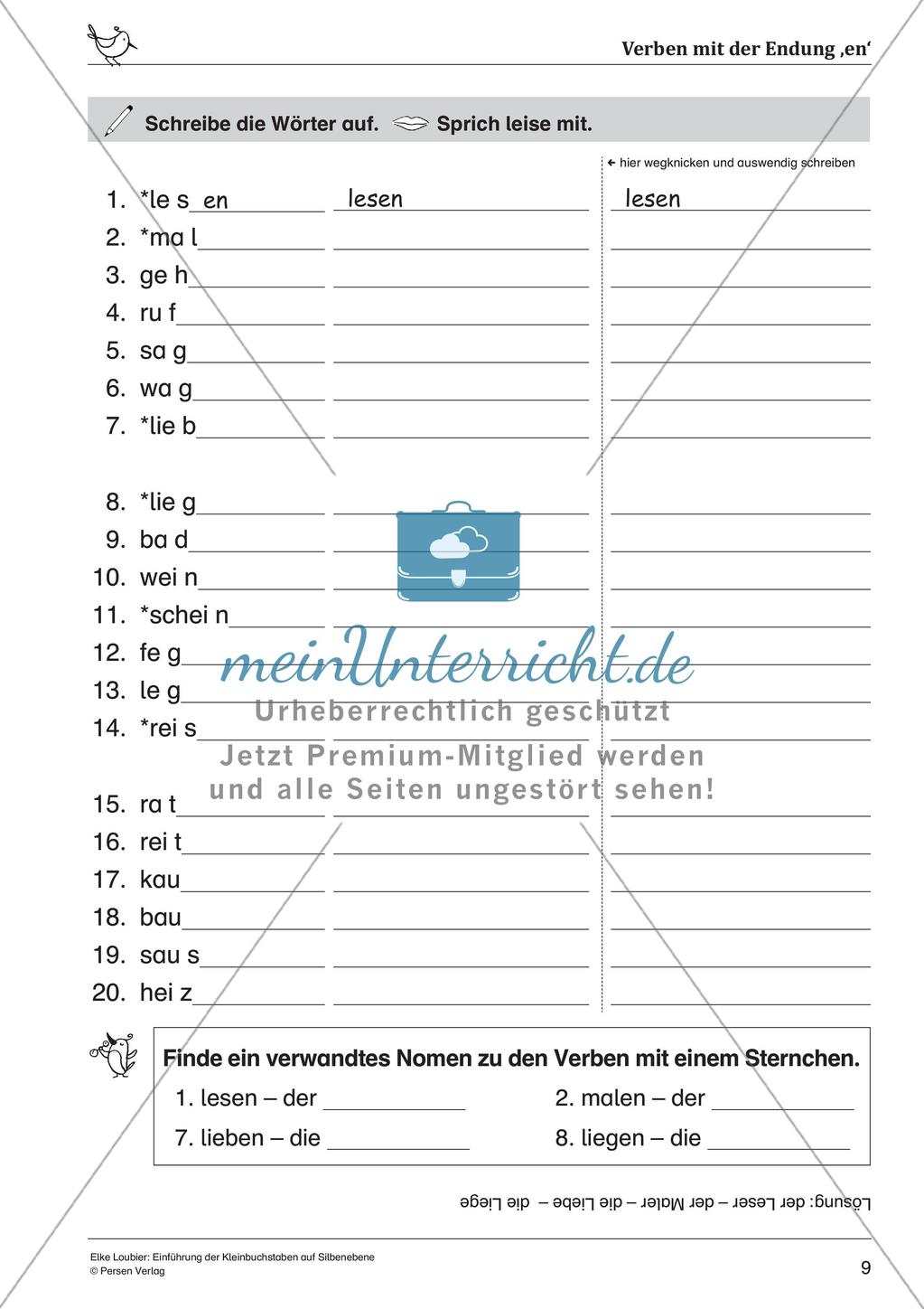 Einführung der Kleinbuchstaben auf der Silbenebene Preview 11