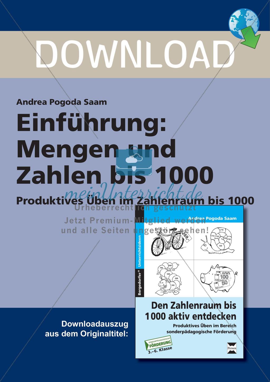 Einführung: Mengen und Zahlen bis 1000 Preview 1
