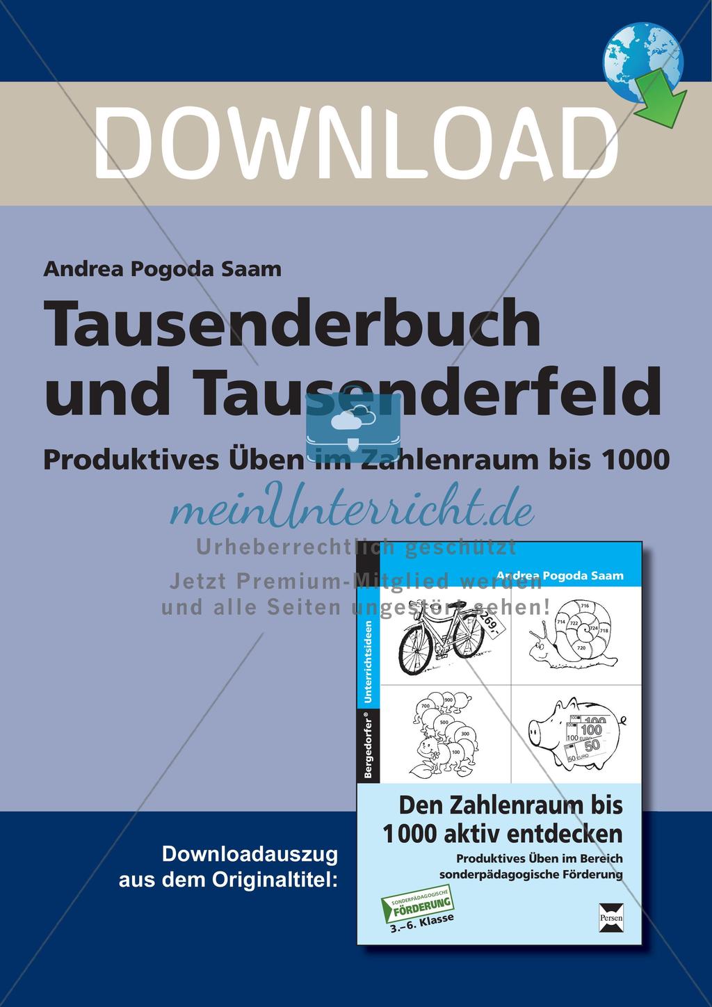 Tausenderbuch und Tausenderfeld Preview 1