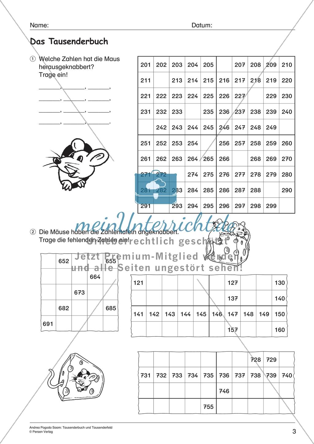 Tausenderbuch und Tausenderfeld Preview 4