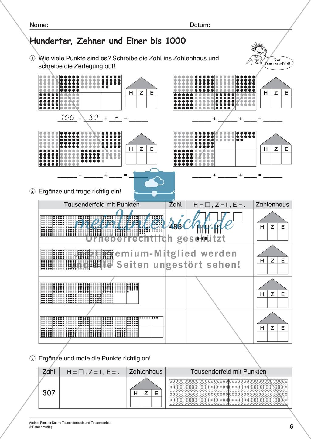 Tausenderbuch und Tausenderfeld Preview 7