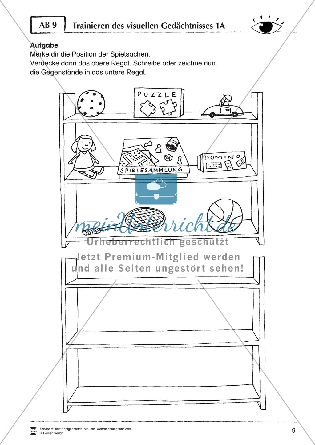 Kopfgeometrie: Visuelle Wahrnehmung Preview 11