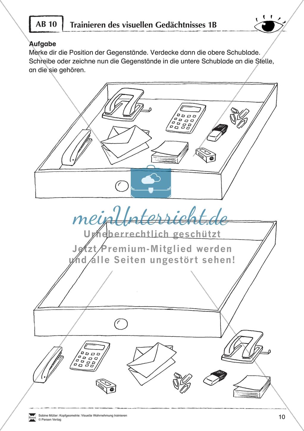 Kopfgeometrie: Visuelle Wahrnehmung Preview 12