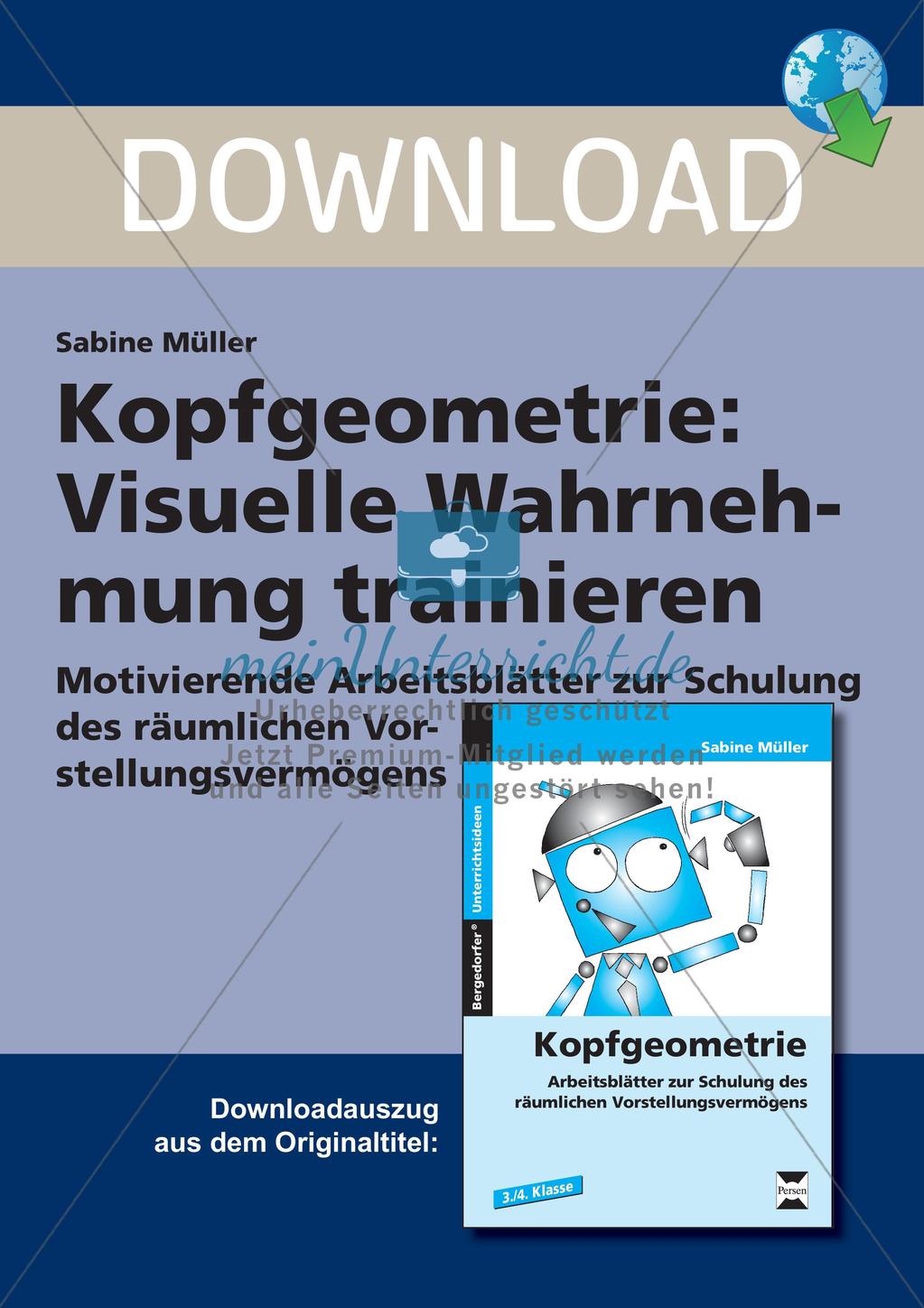 Kopfgeometrie: Visuelle Wahrnehmung Preview 1
