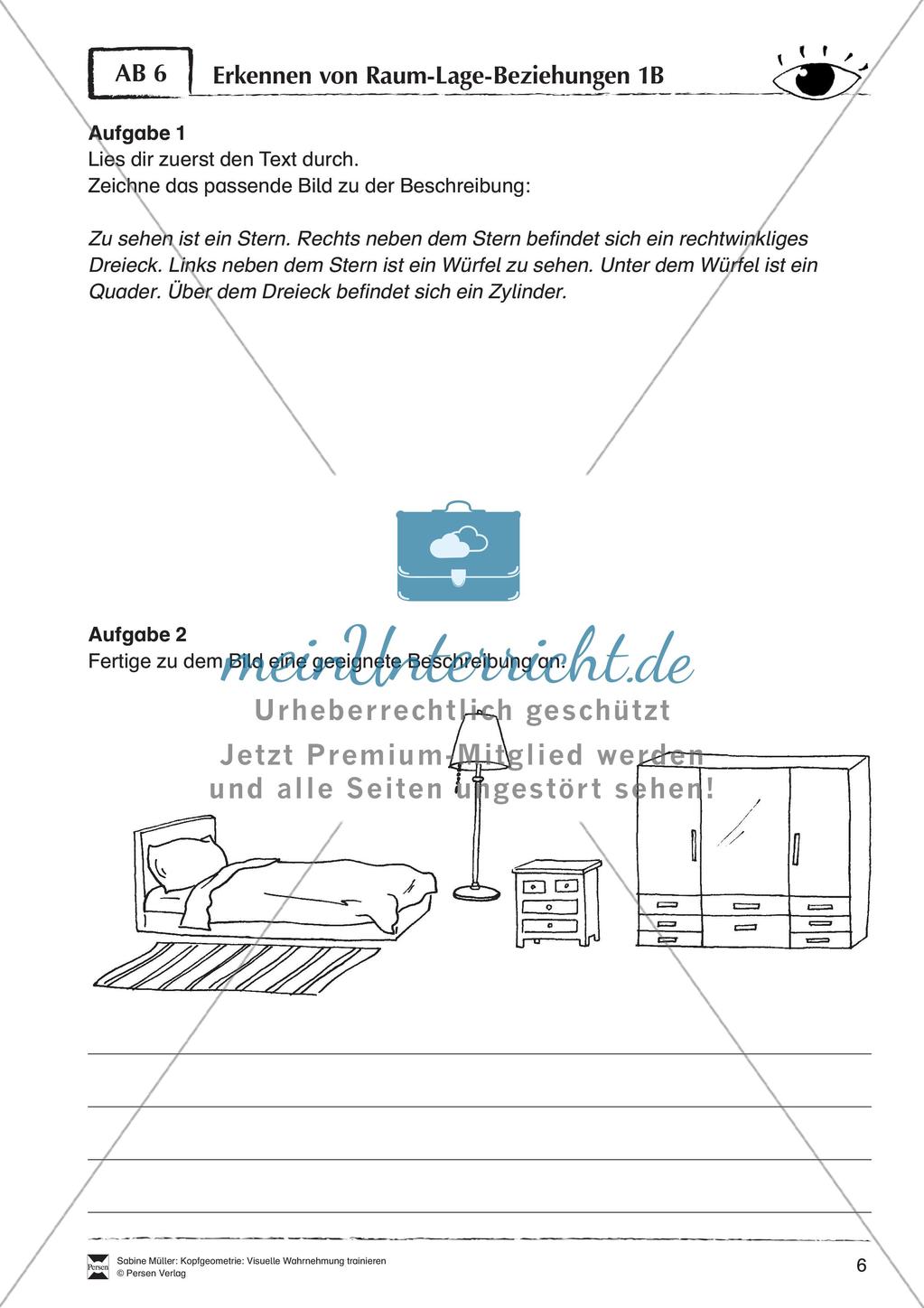 Kopfgeometrie: Visuelle Wahrnehmung Preview 8