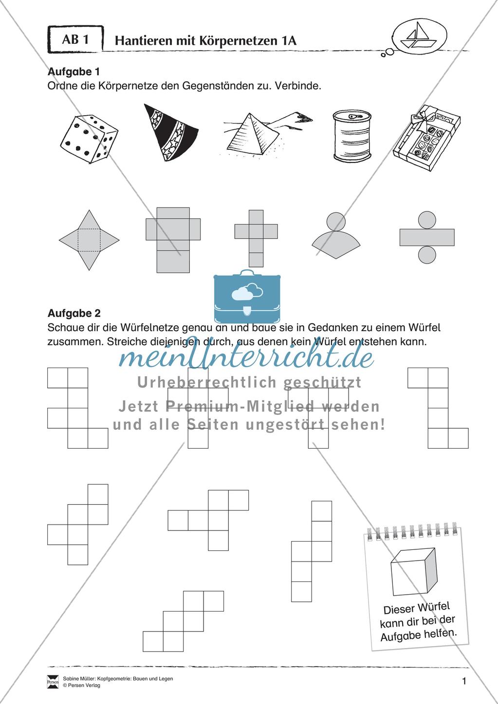 Kopfgeometrie: Bauen und Legen Preview 3