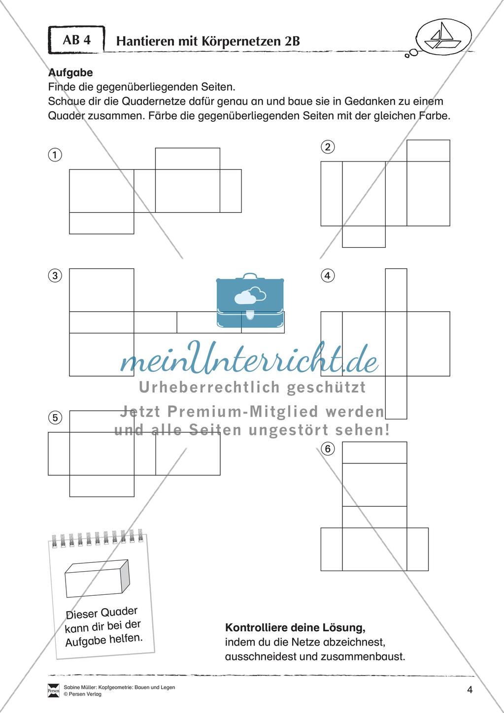Kopfgeometrie: Bauen und Legen Preview 6
