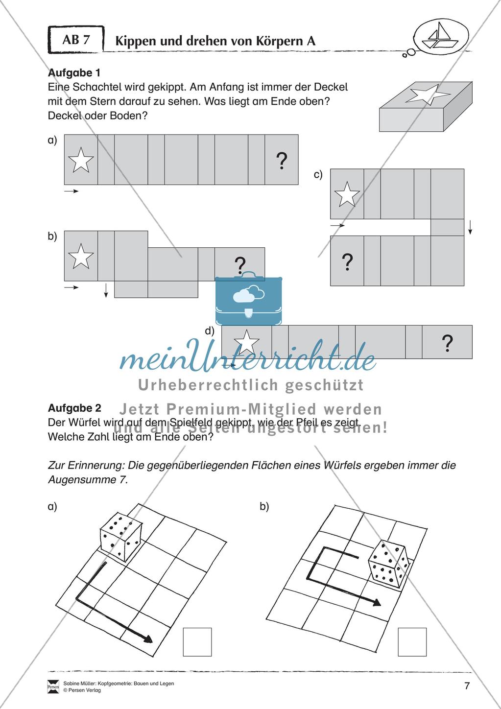 Kopfgeometrie: Bauen und Legen Preview 9