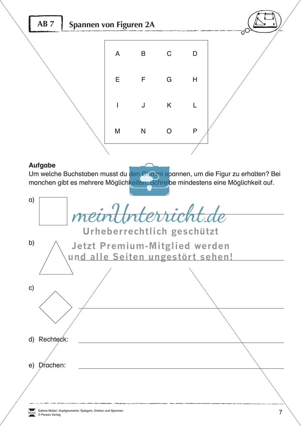 Kopfgeometrie: Spiegeln, Drehen und Spannen Preview 9