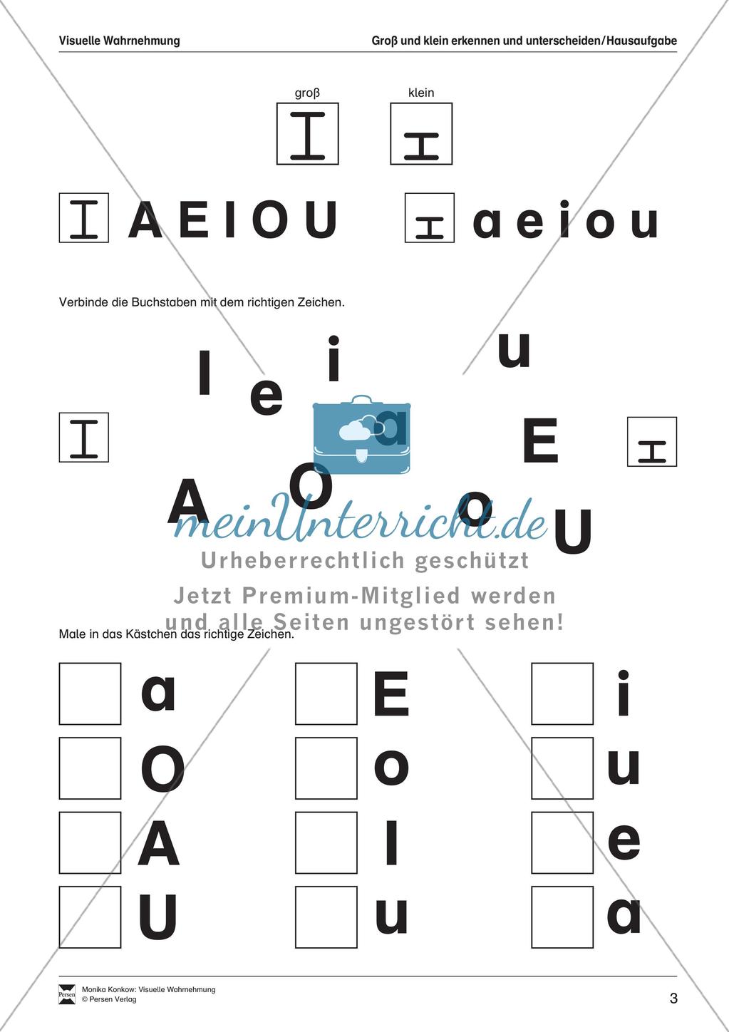 Leseerwerb: Visuelle Wahrnehmung Preview 4