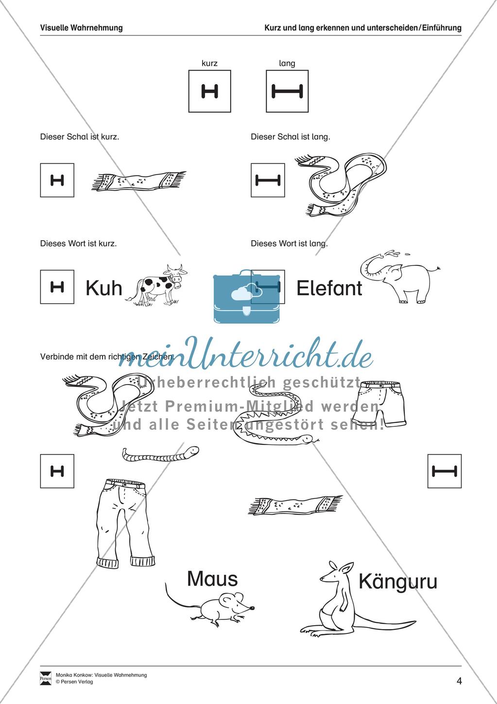 Leseerwerb: Visuelle Wahrnehmung Preview 5