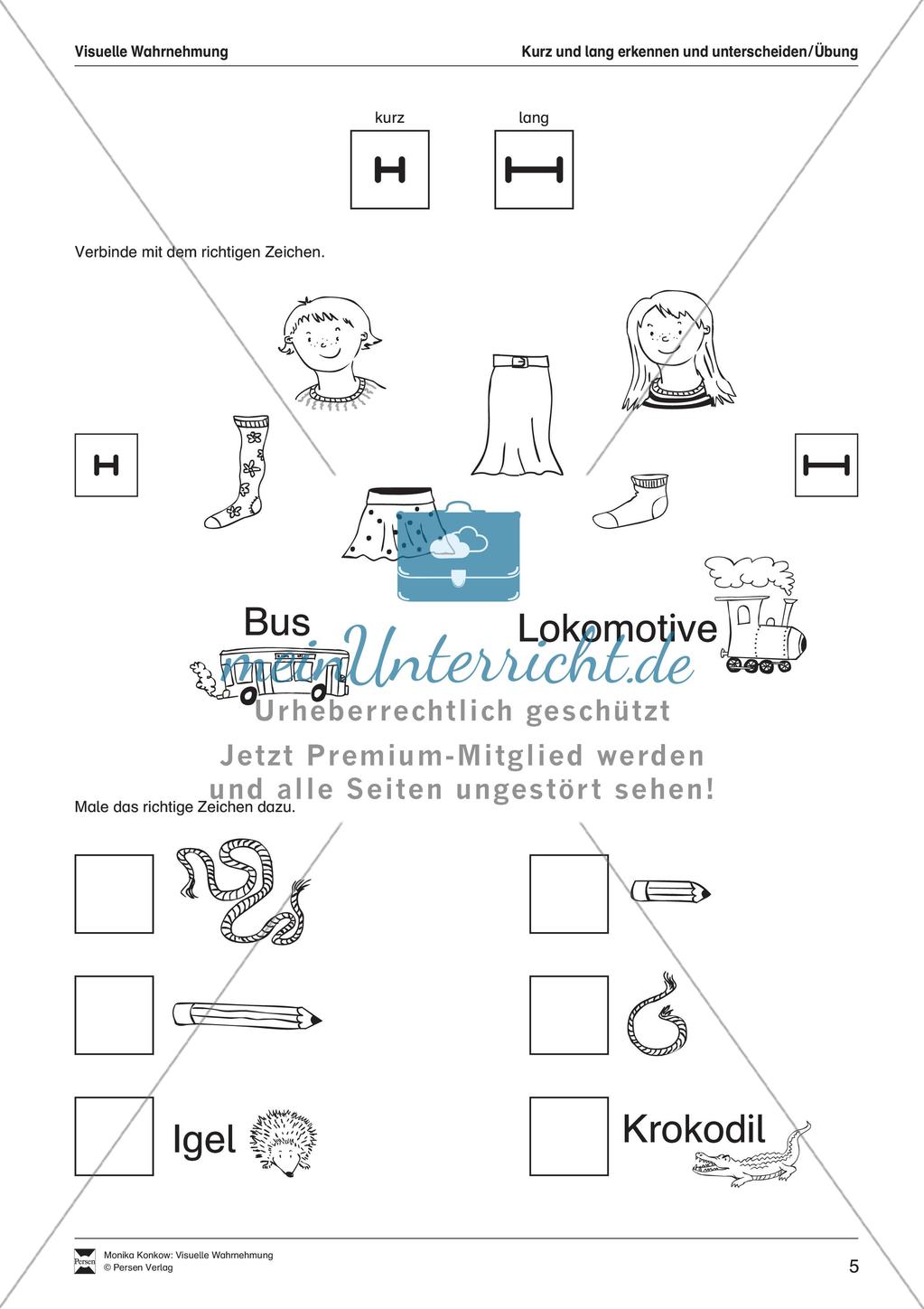 Leseerwerb: Visuelle Wahrnehmung Preview 6