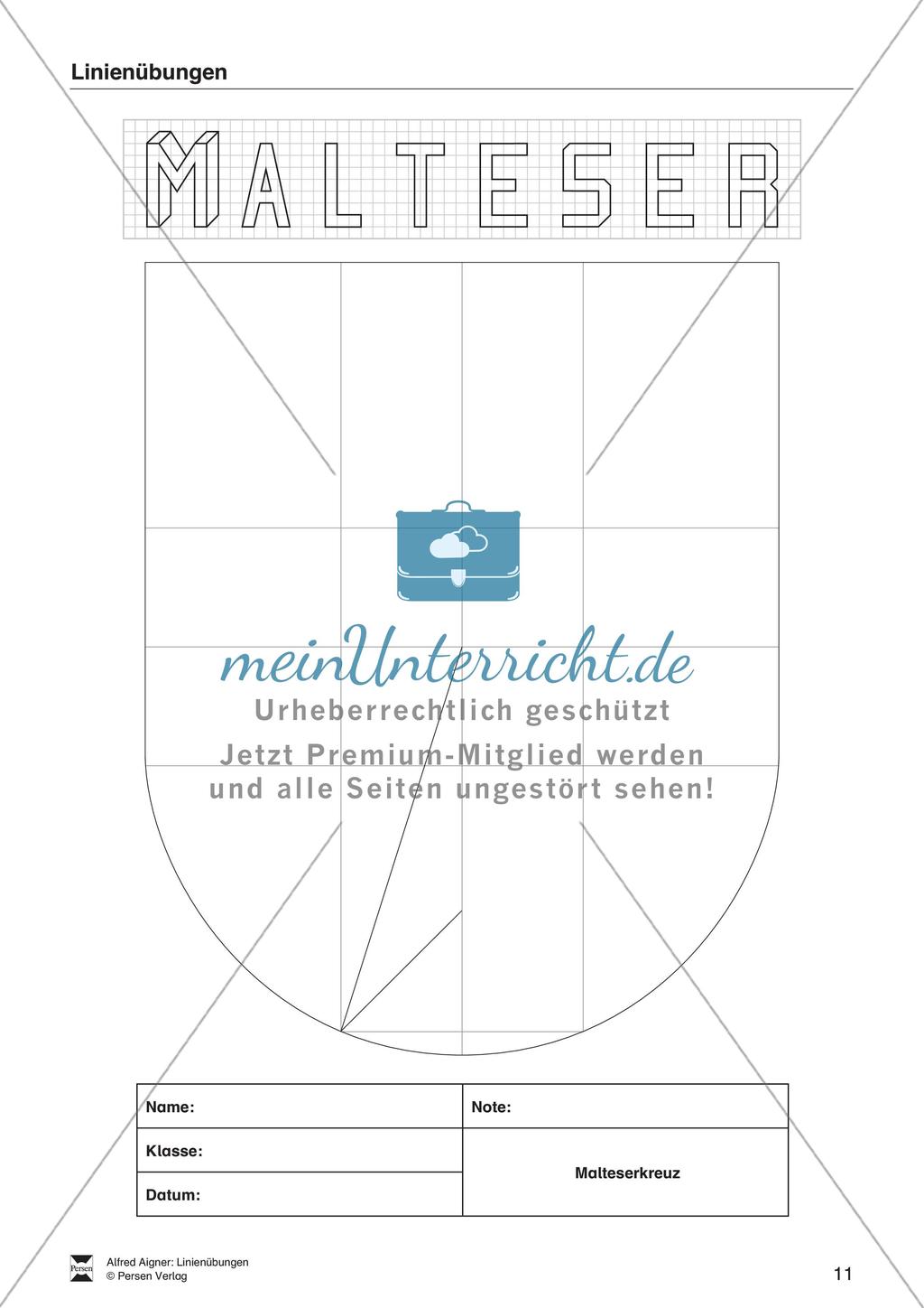 Übungen zum Technischen Zeichnen: Linien Preview 13