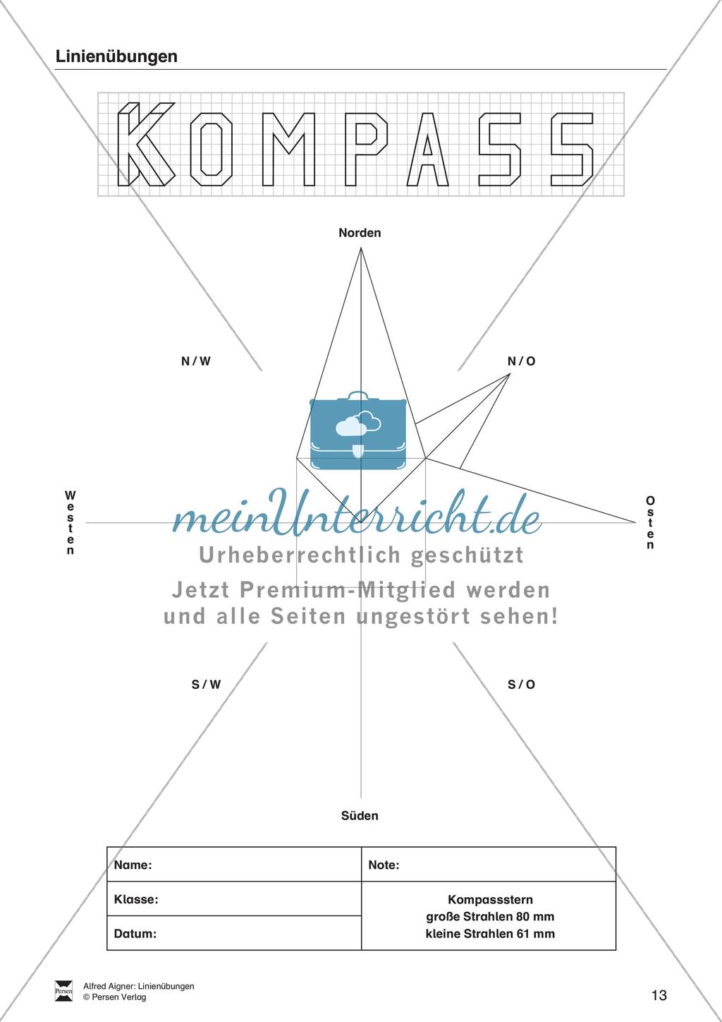 Übungen zum Technischen Zeichnen: Linien Preview 15