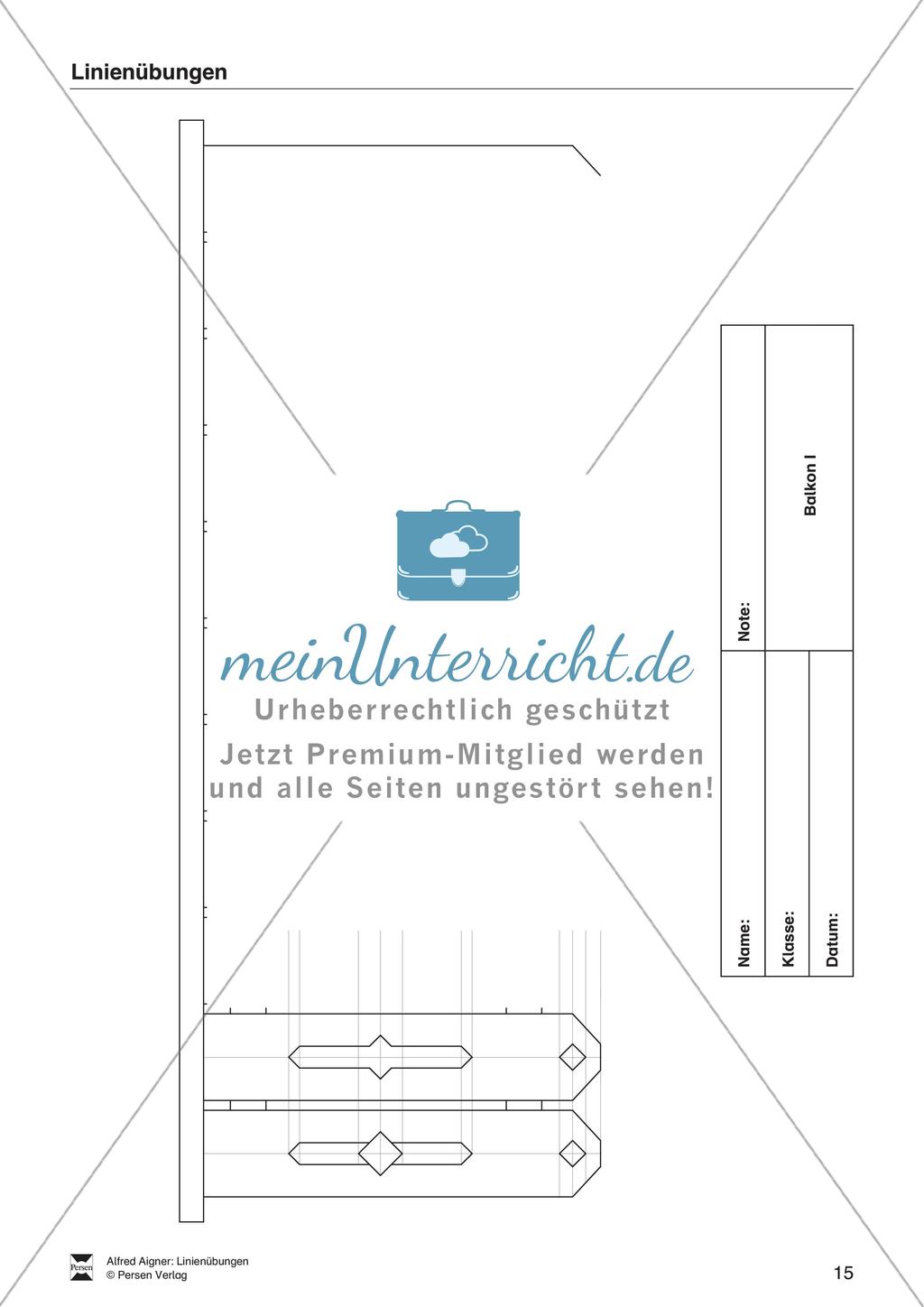Übungen zum Technischen Zeichnen: Linien Preview 17