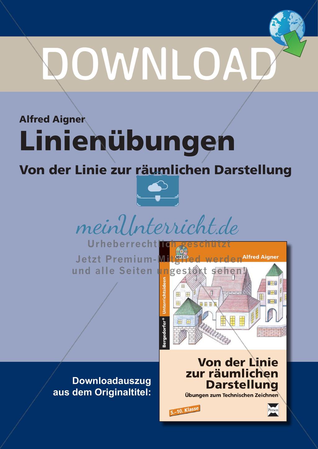 Übungen zum Technischen Zeichnen: Linien Preview 1