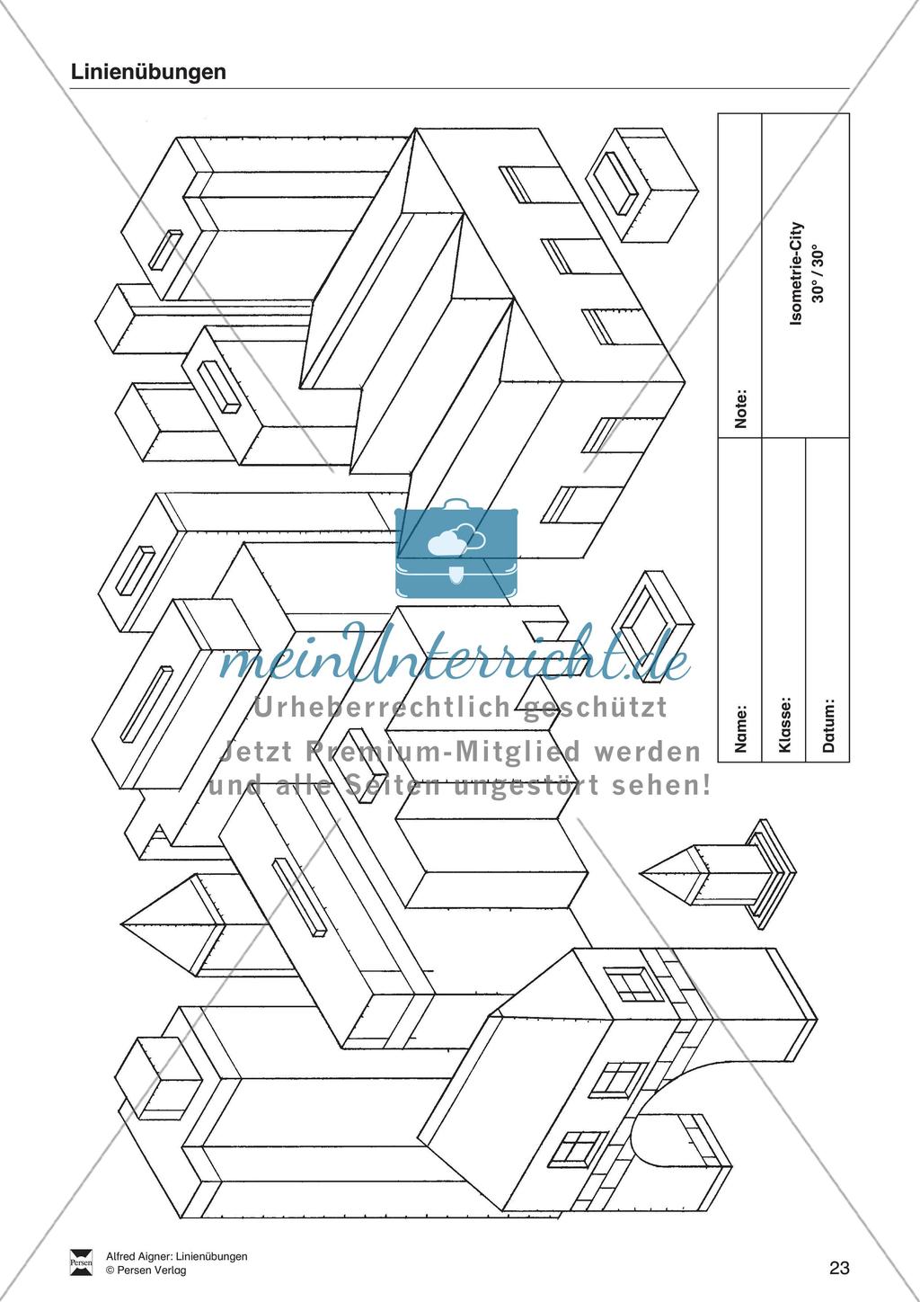 Übungen zum Technischen Zeichnen: Linien Preview 25