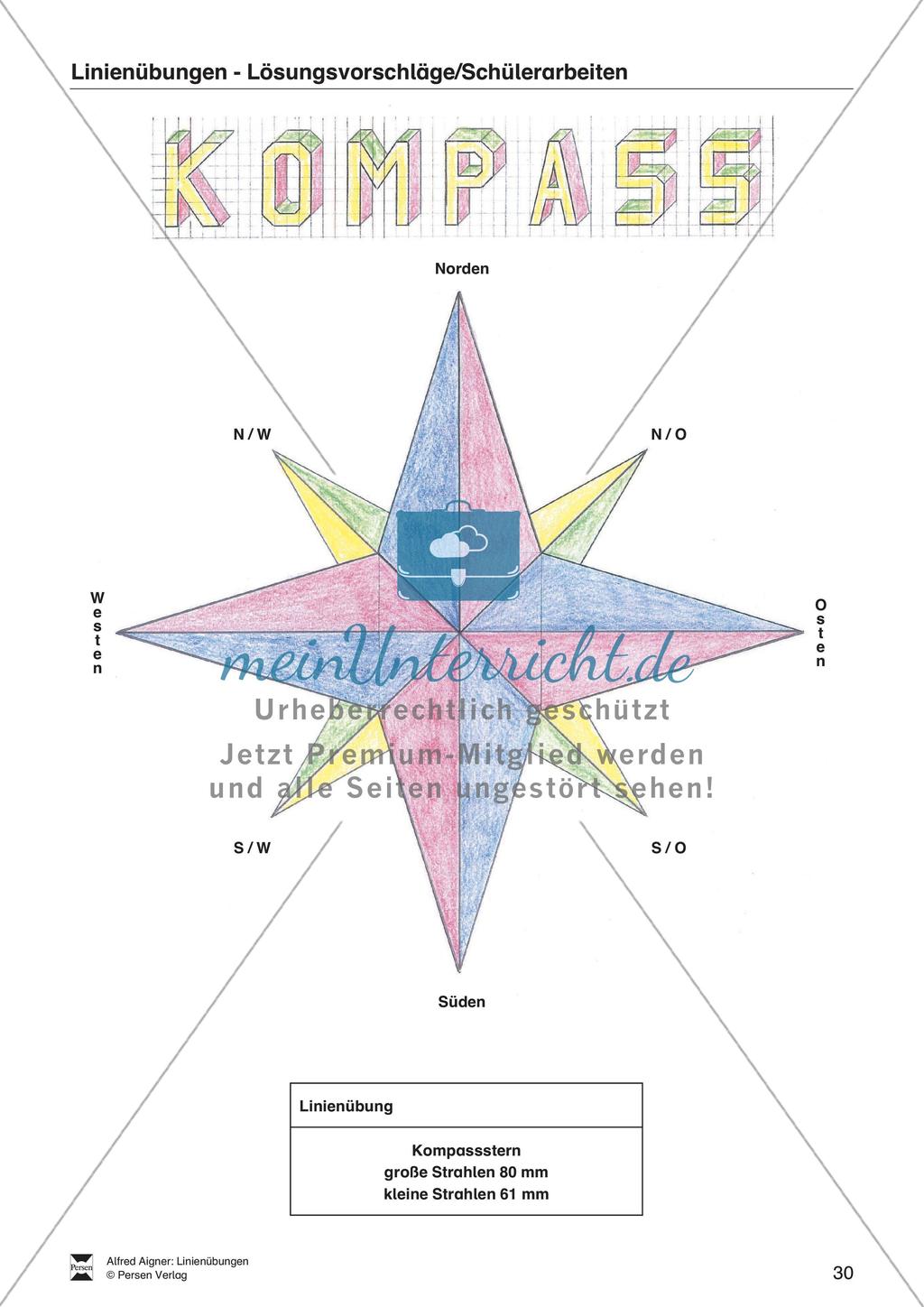 Übungen zum Technischen Zeichnen: Linien Preview 32
