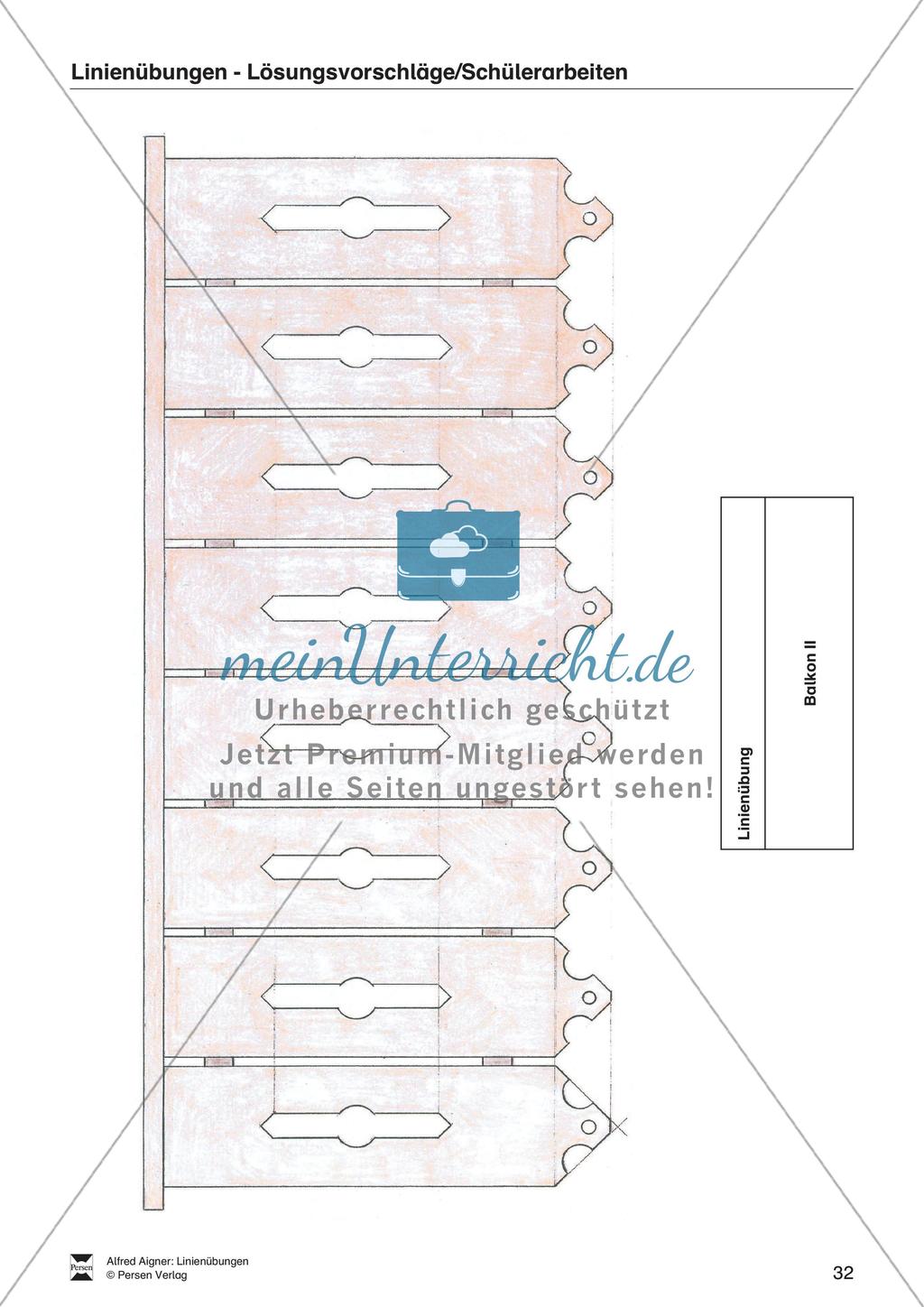 Übungen zum Technischen Zeichnen: Linien Preview 34