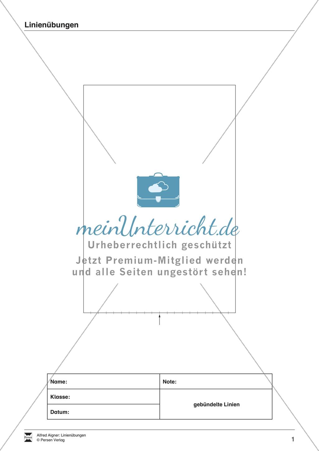 Übungen zum Technischen Zeichnen: Linien Preview 3