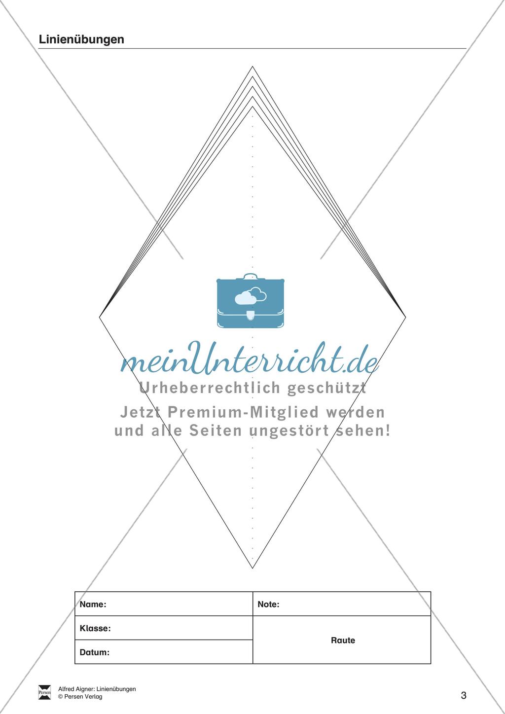 Übungen zum Technischen Zeichnen: Linien Preview 5
