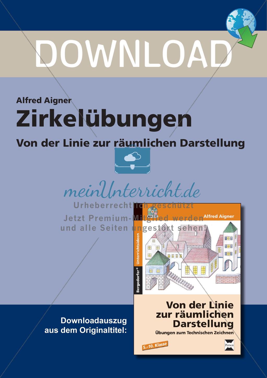 Übungen zum Technischen Zeichnen: Zirkelübungen Preview 1