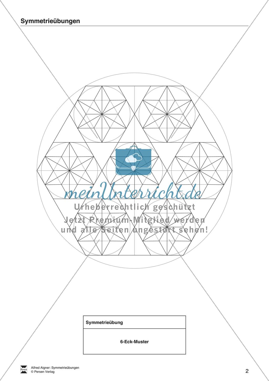 Übungen zum Technischen Zeichnen: Symmetrie Preview 4