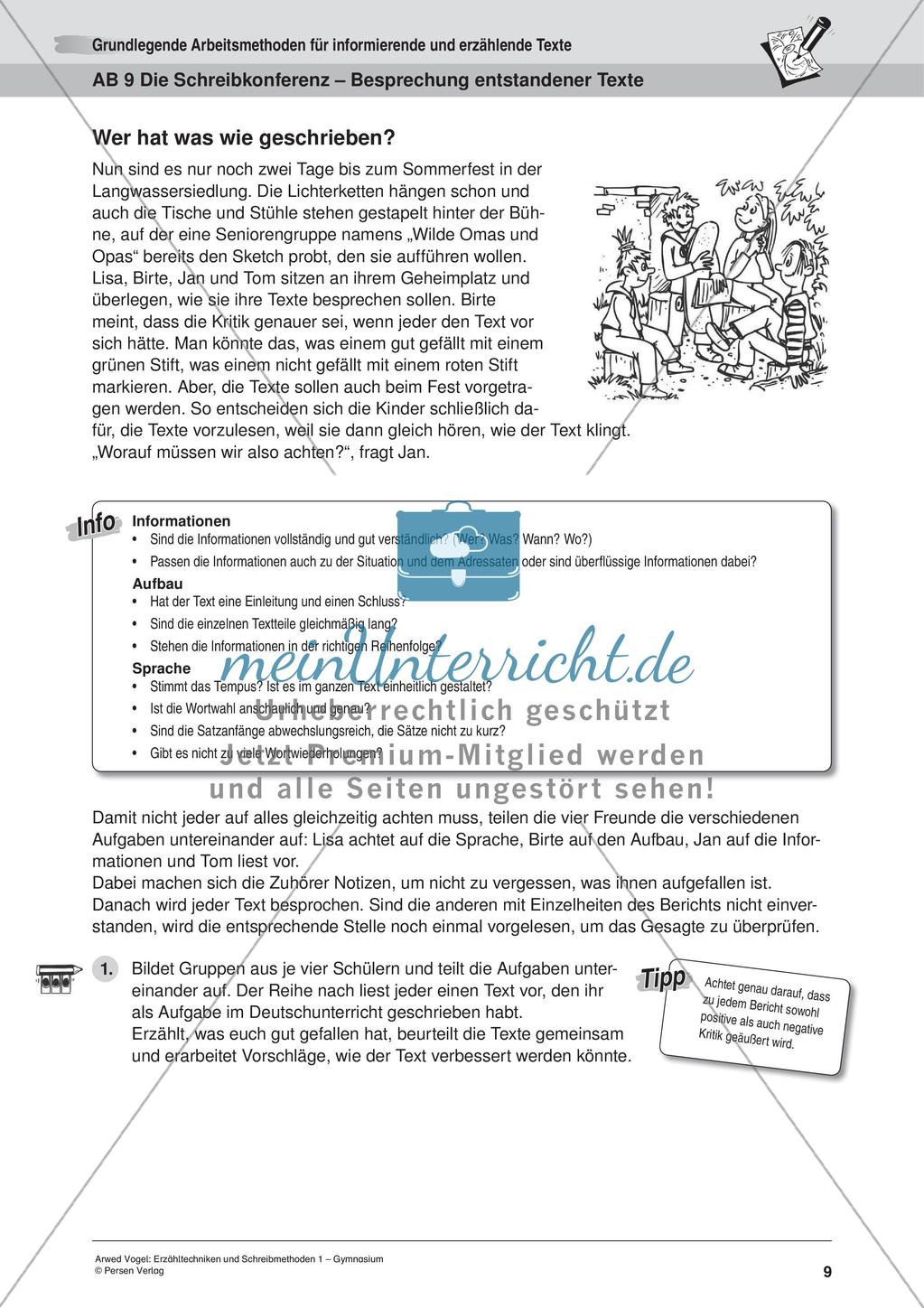 Grundlagen von Erzähltechniken und Schreibmethoden Preview 11