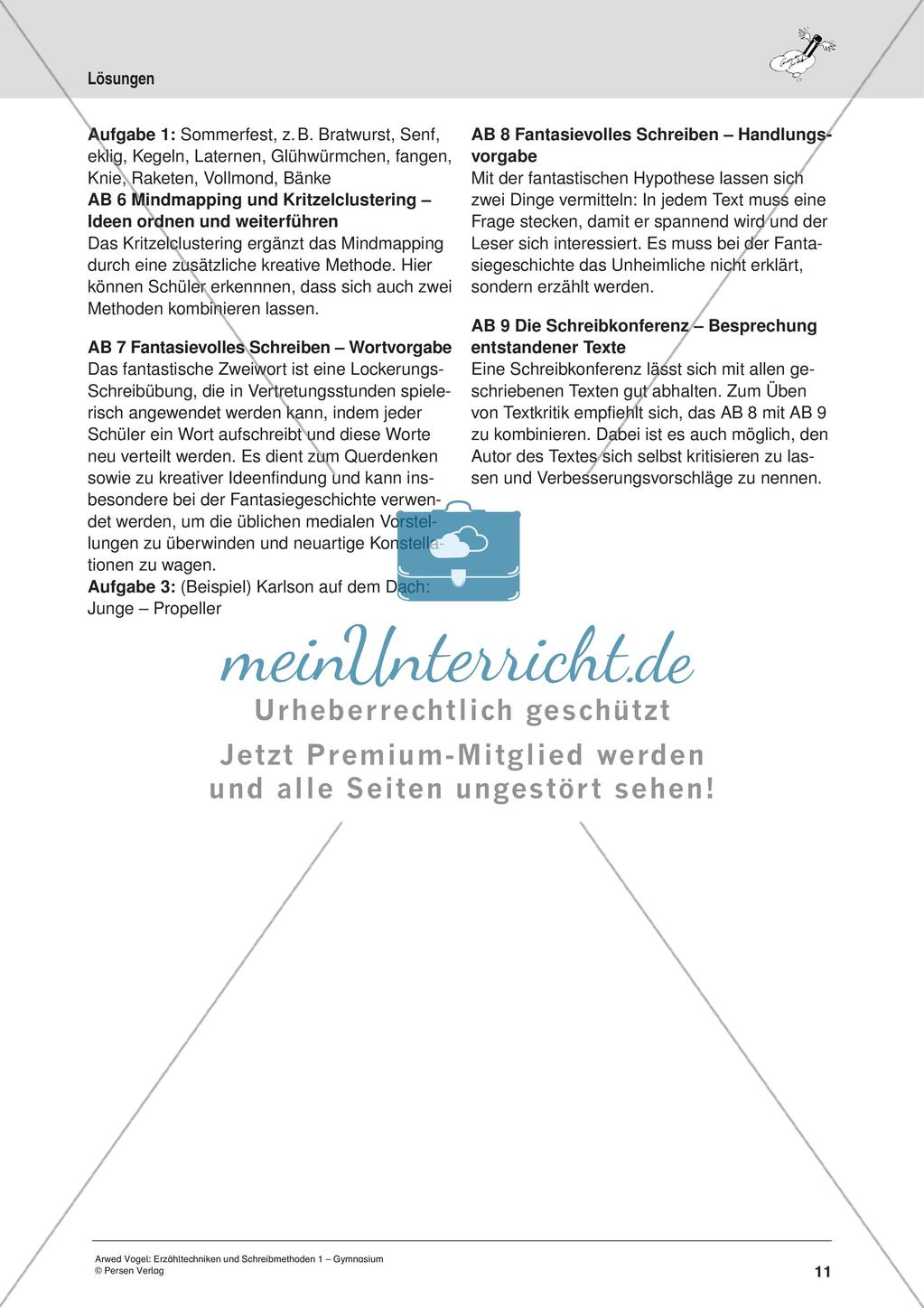 Grundlagen von Erzähltechniken und Schreibmethoden Preview 13
