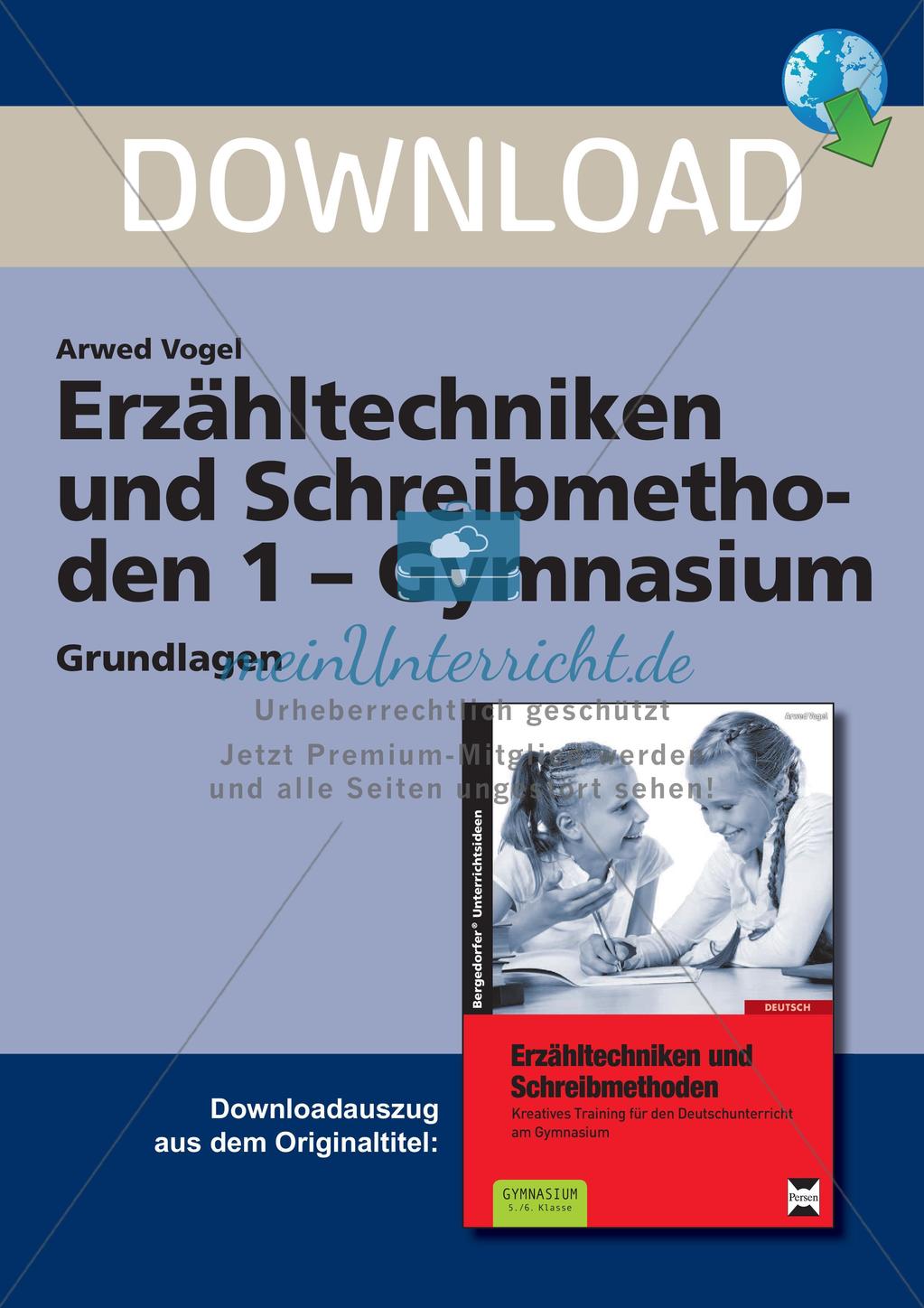 Grundlagen von Erzähltechniken und Schreibmethoden Preview 1