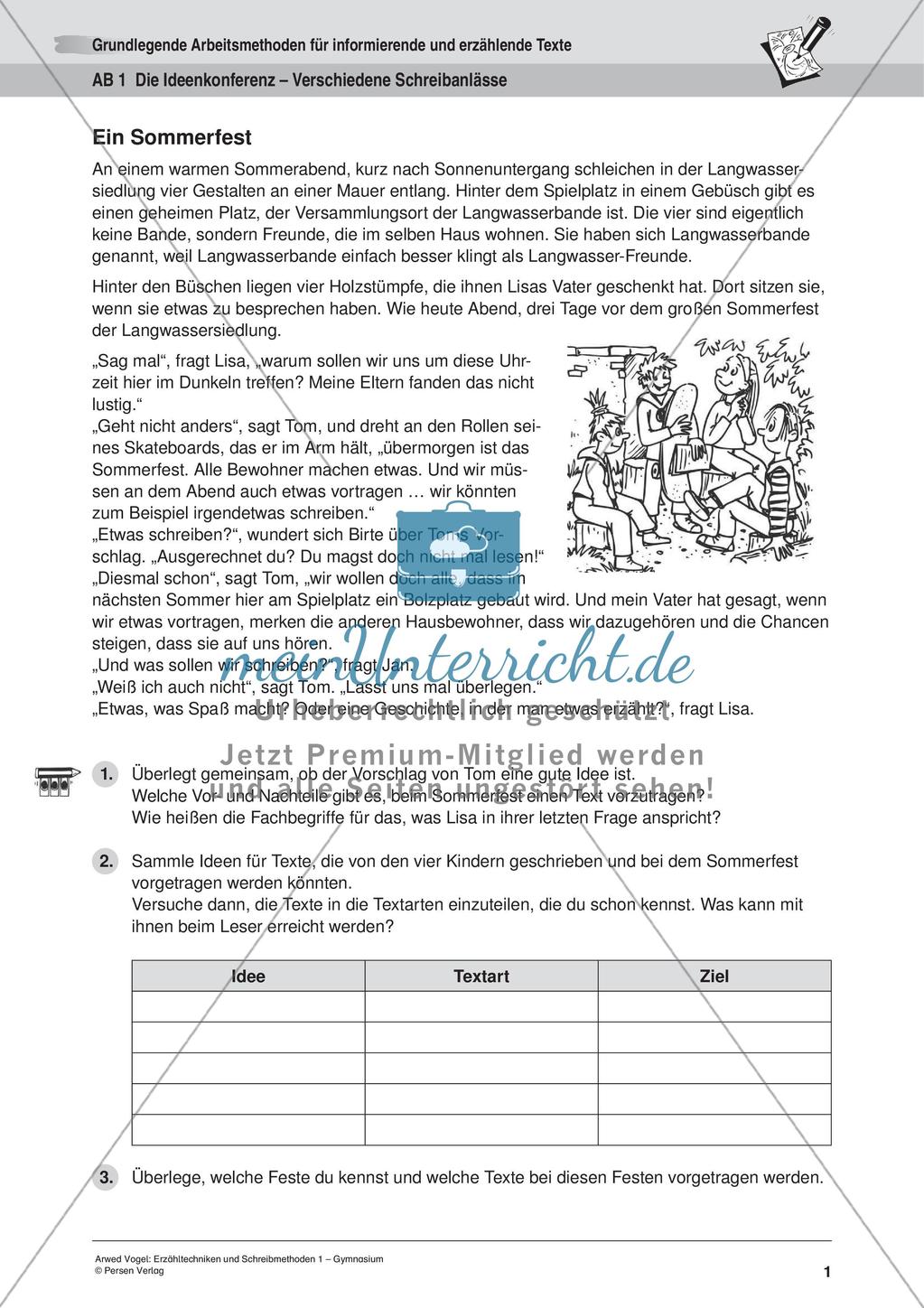 Grundlagen von Erzähltechniken und Schreibmethoden Preview 3
